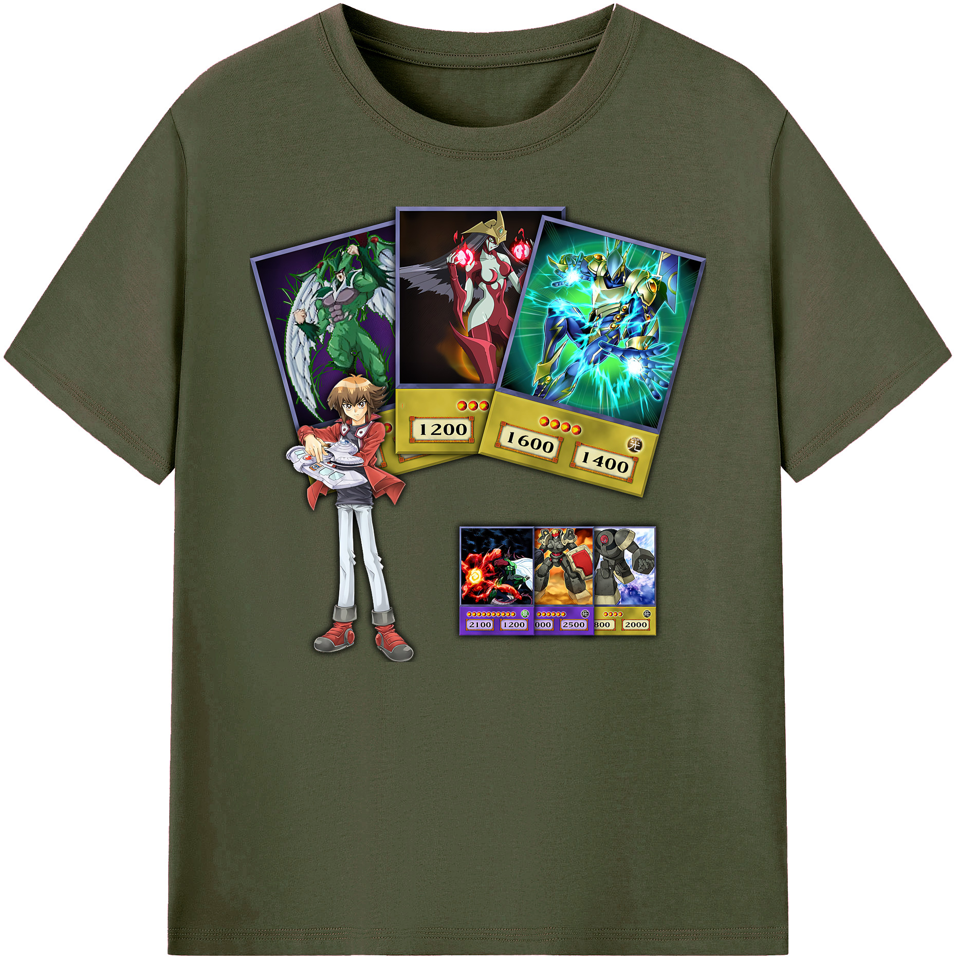 （画像用） 遊☆戯☆王 Yu-Gi-Oh! 綿100％ メンズ半袖Tシャツ｜肌触りやわらか＆通気性